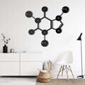 Decoratiune de perete, 5027, Metal, Dimensiune: 60 x 58 cm, Negru
