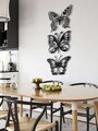 Decoratiune de perete, 5025, Metal, Dimensiune: 33 cm, Negru