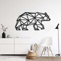 Decoratiune de perete, 5012, Metal, Dimensiune: 45 x 23 cm, Negru