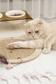 Covoraș de zgâriat pentru pisici, Paws & Whiskers, Kedi, MDF, Bej