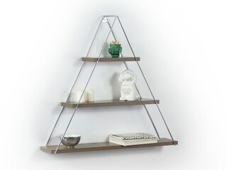 Walnut/Chrome