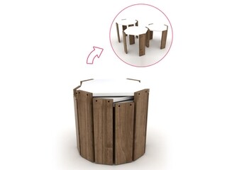 Walnut/Alb