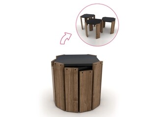 Walnut/Negru