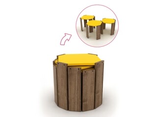 Walnut/Galben