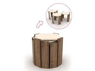 Walnut/Crem