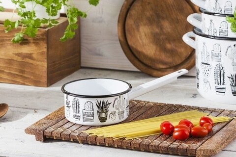 Silesia Lábas, Ø14x7 cm, fehér