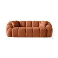 Canapea 3 locuri, Atelier del Sofa, 752EST1131, Lemn de carpen/PAL melaminat, Caramiziu