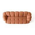 Canapea 3 locuri, Atelier del Sofa, 752EST1131, Lemn de carpen/PAL melaminat, Caramiziu