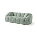 Canapea 3 locuri, Atelier del Sofa, 752EST1132, Lemn de carpen/PAL melaminat, Turcoaz