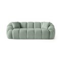 Canapea 3 locuri, Atelier del Sofa, 752EST1132, Lemn de carpen/PAL melaminat, Turcoaz