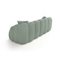 Canapea 3 locuri, Atelier del Sofa, 752EST1132, Lemn de carpen/PAL melaminat, Turcoaz