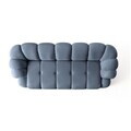Canapea 3 locuri, Atelier del Sofa, 752EST1133, Lemn de carpen/PAL melaminat, Albastru navy