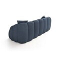 Canapea 3 locuri, Atelier del Sofa, 752EST1133, Lemn de carpen/PAL melaminat, Albastru navy