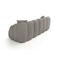 Canapea 3 locuri, Atelier del Sofa, 752EST1134, Lemn de carpen/PAL melaminat, Gri