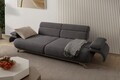 Canapea 3 locuri, Atelier del Sofa, 752EST1136, Lemn de carpen/PAL melaminat, Antracit