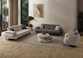 Canapea 3 locuri, Atelier del Sofa, 752EST1136, Lemn de carpen/PAL melaminat, Antracit