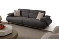 Canapea 3 locuri, Atelier del Sofa, 752EST1136, Lemn de carpen/PAL melaminat, Antracit