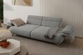 Canapea 3 locuri, Atelier del Sofa, 752EST1137, Lemn de carpen/PAL melaminat, Gri