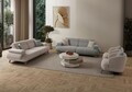Canapea 3 locuri, Atelier del Sofa, 752EST1137, Lemn de carpen/PAL melaminat, Gri
