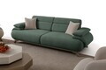Canapea 3 locuri, Atelier del Sofa, 752EST1138, Lemn de carpen/PAL melaminat, Verde