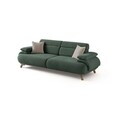 Canapea 3 locuri, Atelier del Sofa, 752EST1138, Lemn de carpen/PAL melaminat, Verde