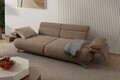 Canapea 3 locuri, Atelier del Sofa, 752EST1139, Lemn de carpen/PAL melaminat, Latte