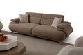 Canapea 3 locuri, Atelier del Sofa, 752EST1139, Lemn de carpen/PAL melaminat, Latte