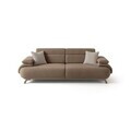 Canapea 3 locuri, Atelier del Sofa, 752EST1139, Lemn de carpen/PAL melaminat, Latte