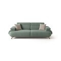 Canapea 3 locuri, Atelier del Sofa, 752EST1140, Lemn de carpen/PAL melaminat, Verde