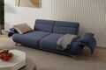 Canapea 3 locuri, Atelier del Sofa, 752EST1141, Lemn de carpen/PAL melaminat, Albastru navy