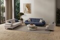 Canapea 3 locuri, Atelier del Sofa, 752EST1141, Lemn de carpen/PAL melaminat, Albastru navy