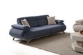 Canapea 3 locuri, Atelier del Sofa, 752EST1141, Lemn de carpen/PAL melaminat, Albastru navy