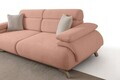 Canapea 3 locuri, Atelier del Sofa, 752EST1142, Lemn de carpen/PAL melaminat, Roz pudra