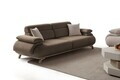 Canapea 3 locuri, Atelier del Sofa, 752EST1143, Lemn de carpen/PAL melaminat, Pământ