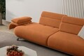 Canapea 3 locuri, Atelier del Sofa, 752EST1144, Lemn de carpen/PAL melaminat, Caramiziu