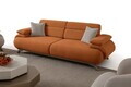 Canapea 3 locuri, Atelier del Sofa, 752EST1144, Lemn de carpen/PAL melaminat, Caramiziu