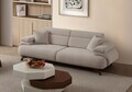 Canapea 3 locuri, Atelier del Sofa, 752EST1145, Lemn de carpen/PAL melaminat, Bej