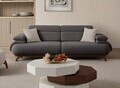 Canapea 3 locuri, Atelier del Sofa, 752EST1146, Lemn de carpen/PAL melaminat, Antracit