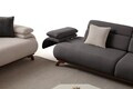 Canapea 3 locuri, Atelier del Sofa, 752EST1146, Lemn de carpen/PAL melaminat, Antracit