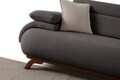 Canapea 3 locuri, Atelier del Sofa, 752EST1146, Lemn de carpen/PAL melaminat, Antracit