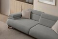 Canapea 3 locuri, Atelier del Sofa, 752EST1147, Lemn de carpen/PAL melaminat, Gri