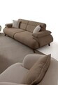 Canapea 3 locuri, Atelier del Sofa, 752EST1149, Lemn de carpen/PAL melaminat, Latte