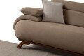 Canapea 3 locuri, Atelier del Sofa, 752EST1149, Lemn de carpen/PAL melaminat, Latte