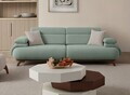Canapea 3 locuri, Atelier del Sofa, 752EST1150, Lemn de carpen/PAL melaminat, Verde