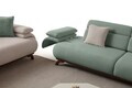 Canapea 3 locuri, Atelier del Sofa, 752EST1150, Lemn de carpen/PAL melaminat, Verde