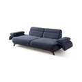 Canapea 3 locuri, Atelier del Sofa, 752EST1151, Lemn de carpen/PAL melaminat, Albastru navy