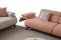 Canapea 3 locuri, Atelier del Sofa, 752EST1152, Lemn de carpen/PAL melaminat, Roz pudra