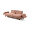 Canapea 3 locuri, Atelier del Sofa, 752EST1152, Lemn de carpen/PAL melaminat, Roz pudra