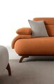 Canapea 3 locuri, Atelier del Sofa, 752EST1154, Lemn de carpen/PAL melaminat, Caramiziu