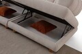 Canapea 3 locuri, Atelier del Sofa, 752EST1156, Lemn de carpen/PAL melaminat, Bej